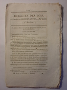 BULLETIN DES LOIS 1832 - TABAC VILLEFRANCHE CONSEIL PRUD'HOMMES PONT SUR L'AUBE A RAMERUPT CONDE SUR NOIREAU CALVADOS - Decrees & Laws