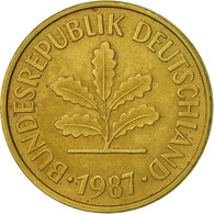 Monnaie, République Fédérale Allemande, 5 Pfennig, 1987, Karlsruhe, SUP - 5 Pfennig