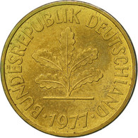 Monnaie, République Fédérale Allemande, 5 Pfennig, 1977, Hambourg, SUP, Brass - 5 Pfennig