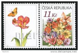 Czech Republic - 2007 - Flower Bouquet - Mint Personalized Stamp - Nuovi
