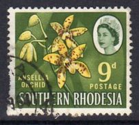 Southern Rhodesia 1964 9d Orchid Definitive, Used, SG 98 (BA) - Southern Rhodesia (...-1964)