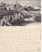 LE POULIGUEN. - L'Avenue Des Lilas - La Mer Et Les Rochers.  Carte-Lettre RARE - Le Pouliguen