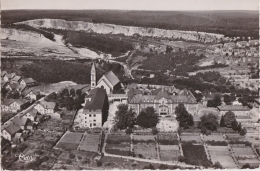 Bg - Cpsm Grand Format MERLEBACH - Vue Aérienne De La Cité Hochwald Freyming - L'Hôpital Et L'Eglise - Freyming Merlebach