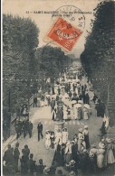 CPA 79 SAINT MAIXENT Carte Très Rare Vue Des Promenades Jour De Fête Belle Animation - Saint Maixent L'Ecole