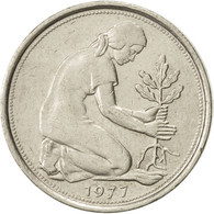 Monnaie, République Fédérale Allemande, 50 Pfennig, 1977, Stuttgart, TTB+ - 50 Pfennig