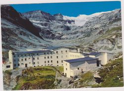 SUISSE,SWITZERLAND,SWISS, HELVETIA,SCHWEIZ,SVIZZERA ,VALAIS,LEUKERBAD-LOECHE LES BAINS,COL GEMMI,PHOTO KLOPFENSTEIN,HOTE - Loèche