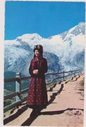 SUISSE,SCHWEIZ,SVIZZERA,SWITZERLAND,HELVETIA,SWISS ,VALAIS ,SAAS FEE,PONT DANGEREUX,FEMME DES MONTAGNES - Saas-Fee