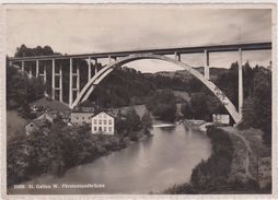 SUISSE,SCHWEIZ,SVIZZERA,SWITZERLAND,HELVETIA,SWISS ,SAINT GAL,SAINT GALLEN EN 1939,PONT - Sankt Gallen