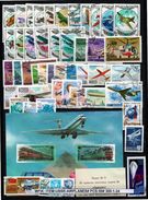 USSR-RUSSIA: #AIRPLANES#ZEPPELINES#HELICOPTER# SELECTION CONTENTS# 50 PCS IN MIXED CONDITION#. WFIX-300-1 (24) - Collezioni