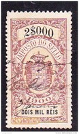 FISCAUX / REVENUES - 1900 . IMPOSTO DO SELLO  - 2$000 DOIS MIL RÉIS .. Usado - Used Stamps