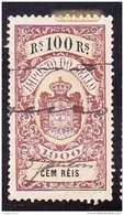 FISCAUX / REVENUES - 1900 . IMPOSTO DO SELLO  - 100 CEM RÉIS .. Usado - Used Stamps