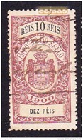 FISCAUX / REVENUES - 1900 . IMPOSTO DO SELLO  - 10 DEZ RÉIS .. Usado - Oblitérés