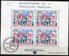 3645  -  Terres Australes Et Antarctiques Françaises  BF 1 ** (Obl. P.J )    1989       SUPERBE - Hojas Bloque