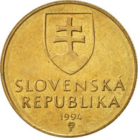 Monnaie, Slovaquie, Koruna, 1994, TTB+, Bronze Plated Steel, KM:12 - Slovakia