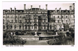 RB 1168 -  Real Photo Postcard - Royal Station Hotel - York Yorkshire - York