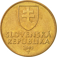 Monnaie, Slovaquie, Koruna, 2005, SUP, Bronze Plated Steel, KM:12 - Slovaquie