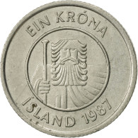 Monnaie, Iceland, Krona, 1987, SUP, Copper-nickel, KM:27 - IJsland