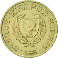 Monnaie, Chypre, 5 Cents, 1988, SUP, Nickel-brass, KM:55.2 - Chypre