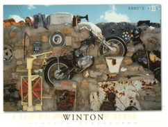 (210) Australia - (with Stamp At The Back Of Card) QLD - Winton (murals) - Far North Queensland