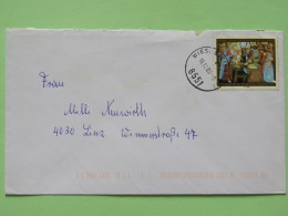 Austria 2008 Cover To Linz - Christmas Painting - Lettres & Documents