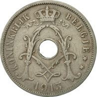 Monnaie, Belgique, 25 Centimes, 1913, TTB, Copper-nickel, KM:69 - 25 Cents