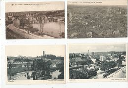 Cp , 87 , LIMOGES , LOT DE 4 CARTES POSTALES - Limoges