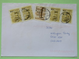 Hungary 2001 Cover To England - Furniture Chairs - Cartas & Documentos