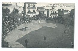 Gallargues - Place De L'Hotel De Ville - Course Au Taureau - Gallargues-le-Montueux