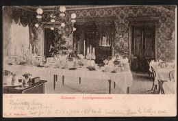 DD1842  SWEDEN HALMSTAD JERNVAGSRESTAURANTEN  POSTCARD - Suecia