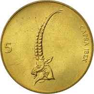 Monnaie, Slovénie, 5 Tolarjev, 1993, TTB+, Nickel-brass, KM:6 - Slovenië