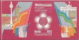 DDR  1973  Mhft. 7  Weltfestspiele Der Jugend  Komplett   Postfrisch - Markenheftchen