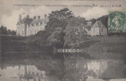 Carquefou 44 -  Etang Et Château De La Seilleraye Près Mauves - Cachet Postal Mauves 1907 - Carquefou