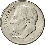 Monnaie, États-Unis, Roosevelt Dime, Dime, 2002, U.S. Mint, Philadelphie, SUP - 1946-...: Roosevelt