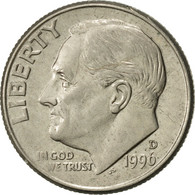 Monnaie, États-Unis, Roosevelt Dime, Dime, 1996, U.S. Mint, Denver, SUP - 1946-...: Roosevelt