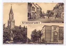 0-3250 STASSFURT, St.Johanniskirche, Krankenhaus, Hohenerxlebener Strasse, 1961 - Stassfurt