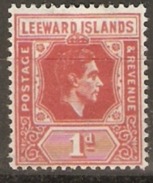 Leeward Slands 1938 SG 99c 1d Mounted Mint - Leeward  Islands