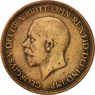 Monnaie, Grande-Bretagne, George V, 1/2 Penny, 1936, TB, Bronze, KM:837 - C. 1/2 Penny