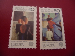 TIMBRES   ALLEMAGNE   EUROPA   1975   N  689 / 690   COTE  2,00  EUROS   NEUFS  LUXE** - 1975