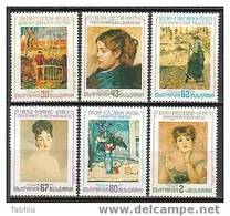 BULGARIA \ BULGARIE - 1991 - Impressionnistes Francais - Gauguin, Degas, Pissaro, Manet, Cezanne, Renoir - 6v** - Impresionismo