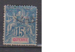 GUYANE      N°   35   2° Choix          OBLITERE         ( O 1700 ) - Usados