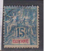 GUYANE      N°   35   ( 1 )         OBLITERE         ( O 1701 ) - Used Stamps