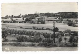 Cpsm: 65 CASTELNAU MAGNOAC (ar. Tarbes) La Plaine Et L'Eglise De Larroque  1958  CIM  N° 17 (rare) - Castelnau Magnoac