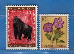(MN1) RUANDA-URUNDI **- 1953-1959 -  YVERT. 177-205 .  MNH.   Vedi Descrizione - Ungebraucht