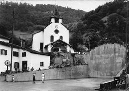 ¤¤  -  ARNEGUY   -  L'Eglise Et Le Fronton  -  Pelote Basque   -  ¤¤ - Arnéguy