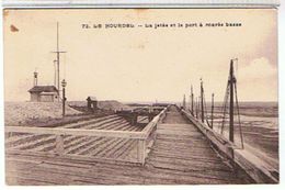 80..LE  HOURDEL- LA  JETEE  ET  LE PORT  AMAREE  BASSE     BE  1O350 - Le Hourdel