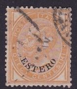 Italy-Italian Offices Abroad-General Issues- S4 1874  10c Buff, Used - Emissioni Generali