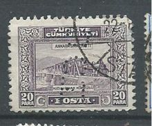 PER287 - TURCHIA - PERFIN 751 - 20 Pa. - CATALOGO UNIFICATO - Used Stamps