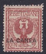 Italy-Italian Offices Abroad-La Canea  S4 1905  2 C Red Brown Mint Hinged - La Canea