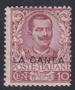 Italy-Italian Offices Abroad-La Canea  S6 1905  10c Carmine Mint Hinged - La Canea