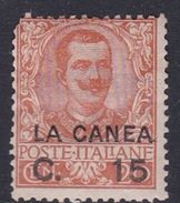 Italy-Italian Offices Abroad-La Canea  S7 1905  15con 20c Orange Mint Hinged - La Canea